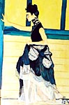 La femme en bleu