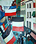 DUFY - la rue pavois�e